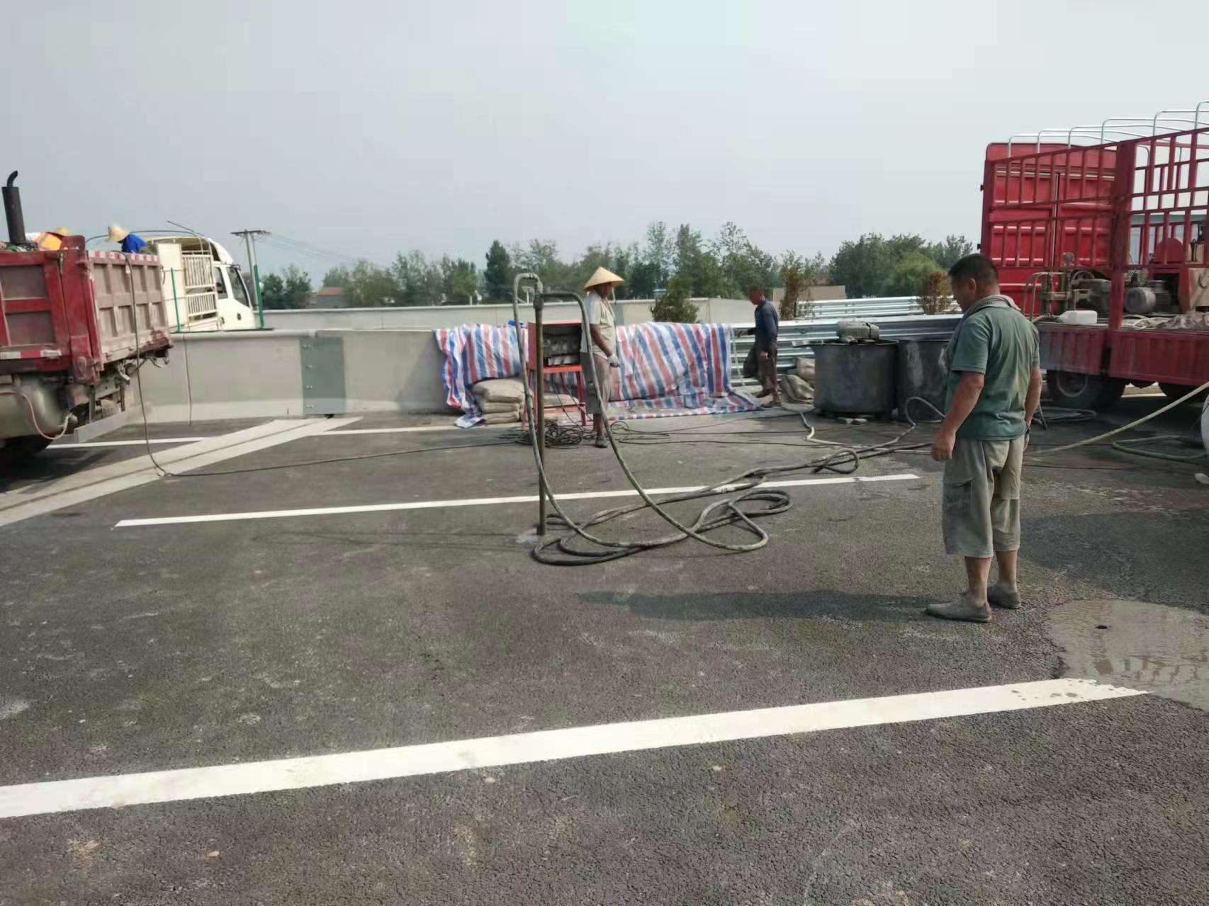 白鹭湖管理区路基注浆