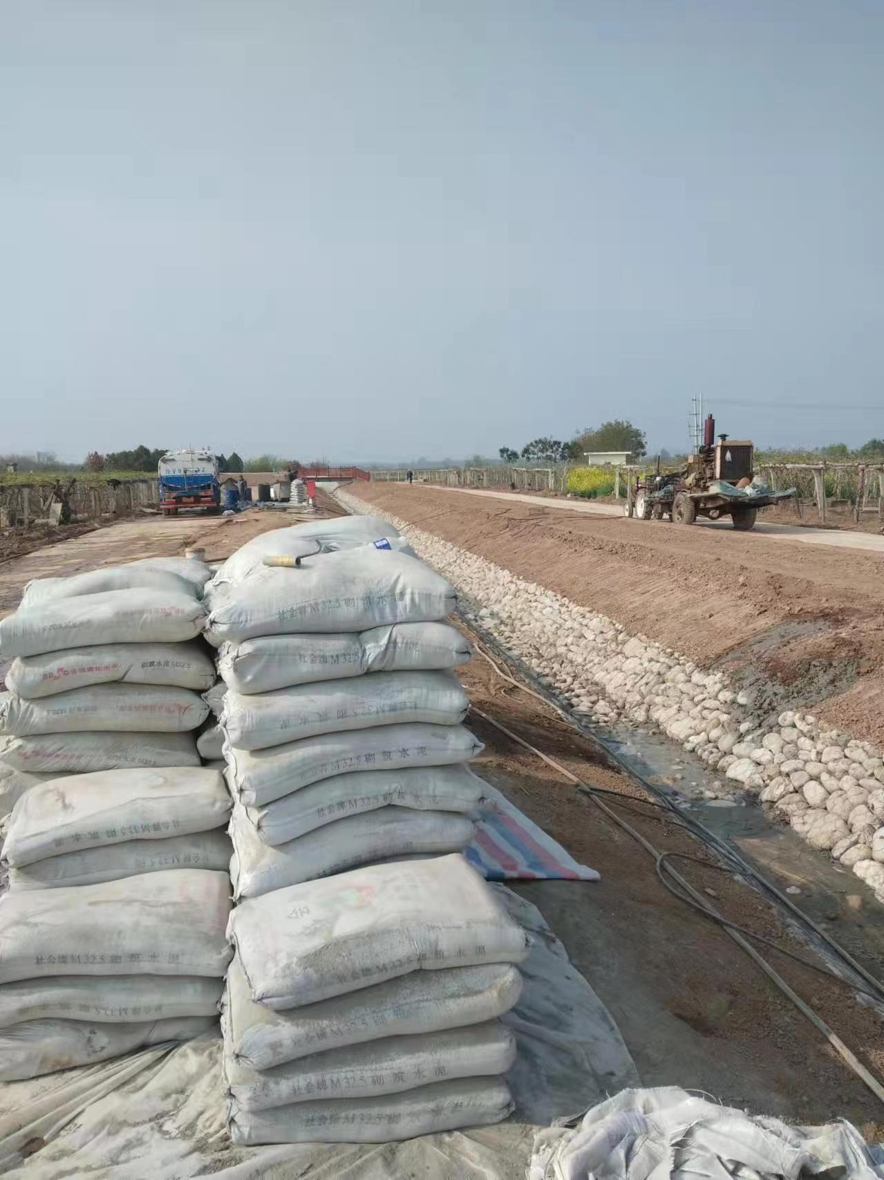 白鹭湖管理区水泥注浆
