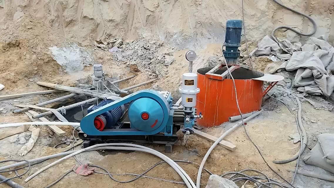 白鹭湖管理区顶管注浆